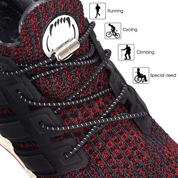 Tieless Shoe laces for Sneakers,No Tie Shoelaces for Kids Adults,Stretch Elastic Shoe Laces for Men Women