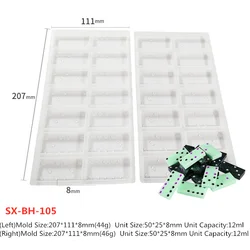 Hot Selling Resin DIY Crafts Mold Set Silicone Resin Domino Mold