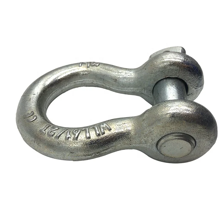 US Type High Tensile Forged Hot Dipped Galvanized Shackle G2130 S2130
