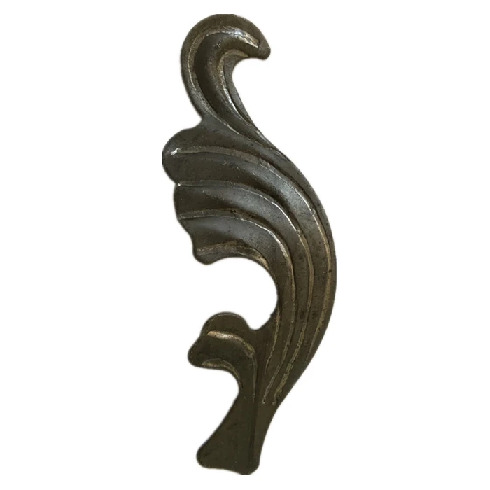 China factory iron main gate design cast steel wrought iron flowers and leaves for gate