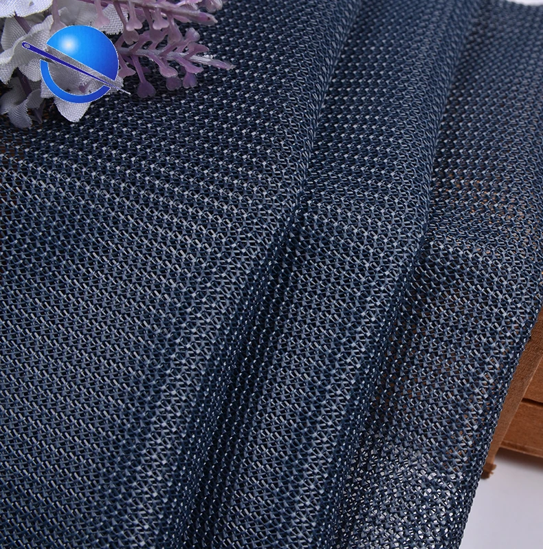 
100% polyester heat resistant glitter mesh fabric for bags lining and hats 