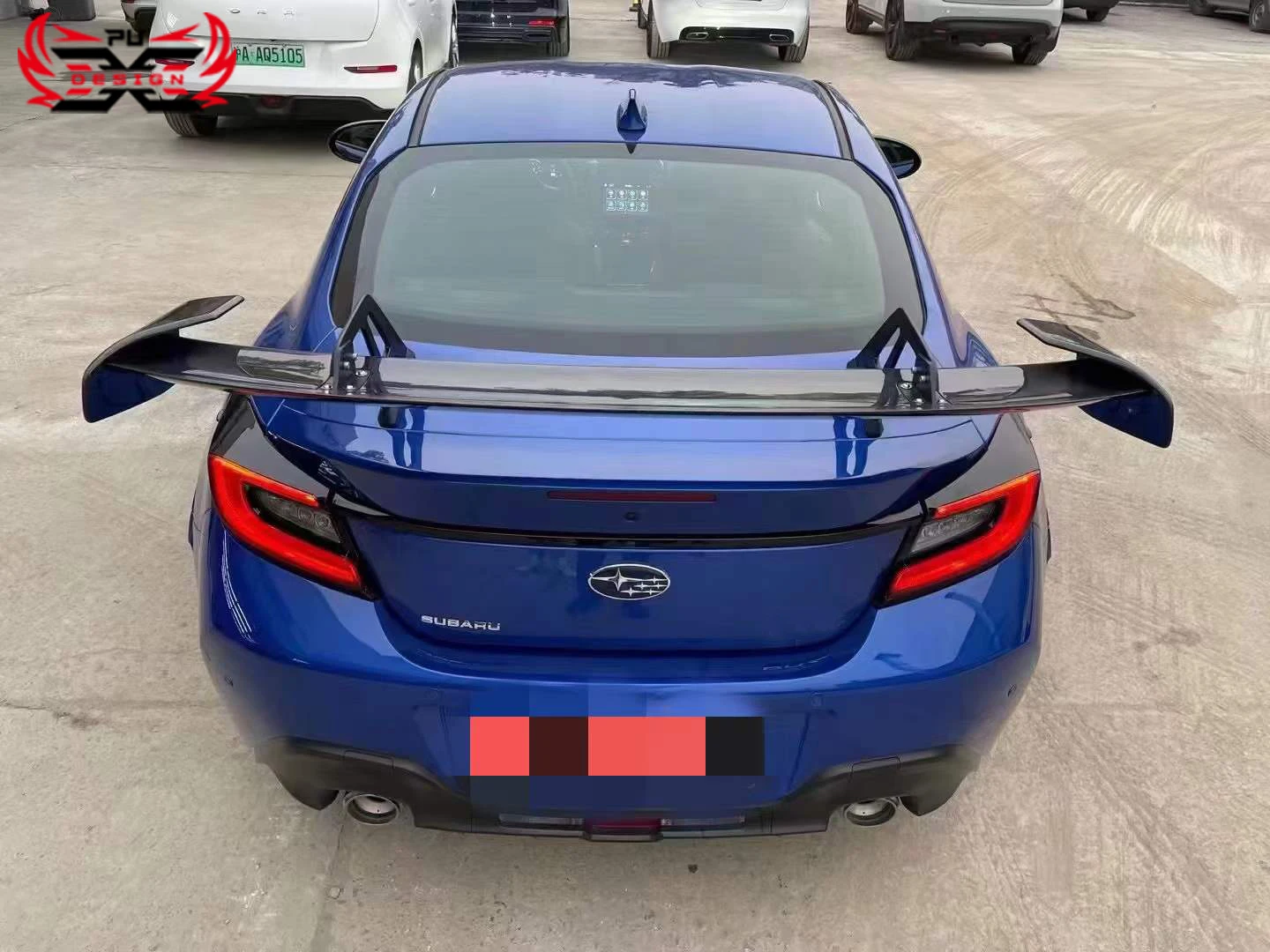 Автомобильный задний спойлер из углеродного волокна для Subaru BRZ Toyota GR86 ZD8