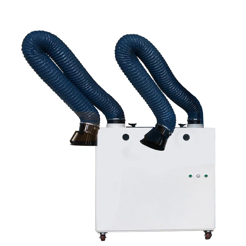 Нанометрический фильтр для сварки дыма, экстрактор дыма для двух рук