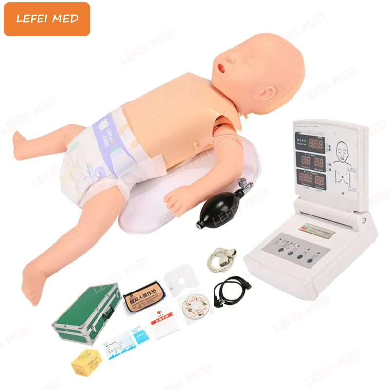 Medical Teaching Training infant cpr manikin  infant cpr trainer Manikin Smart Monitor  infant cpr mannequin