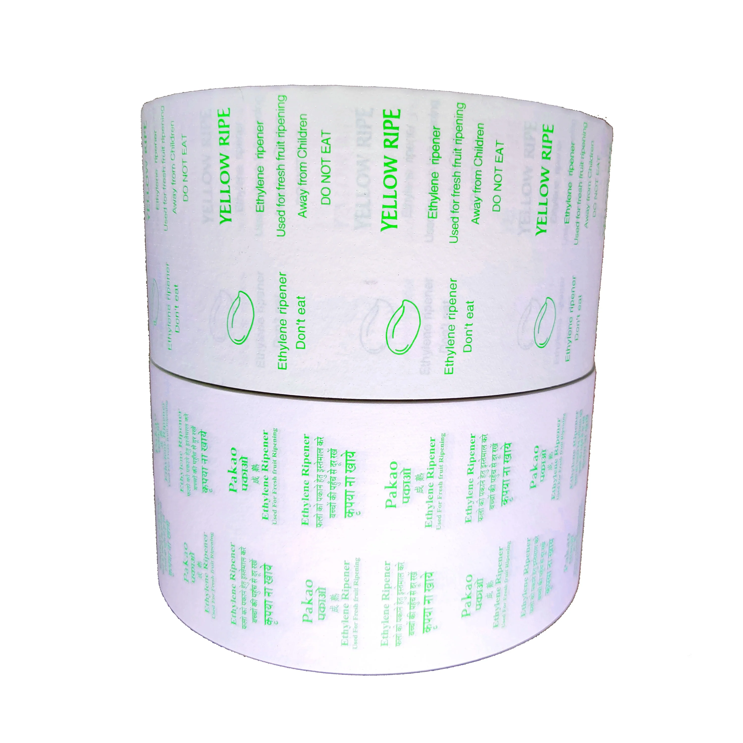 Ethephon Packing Paper Best Price Mango Ripener Wrapping Paper with Custom Breathable Holes and Logo Printing