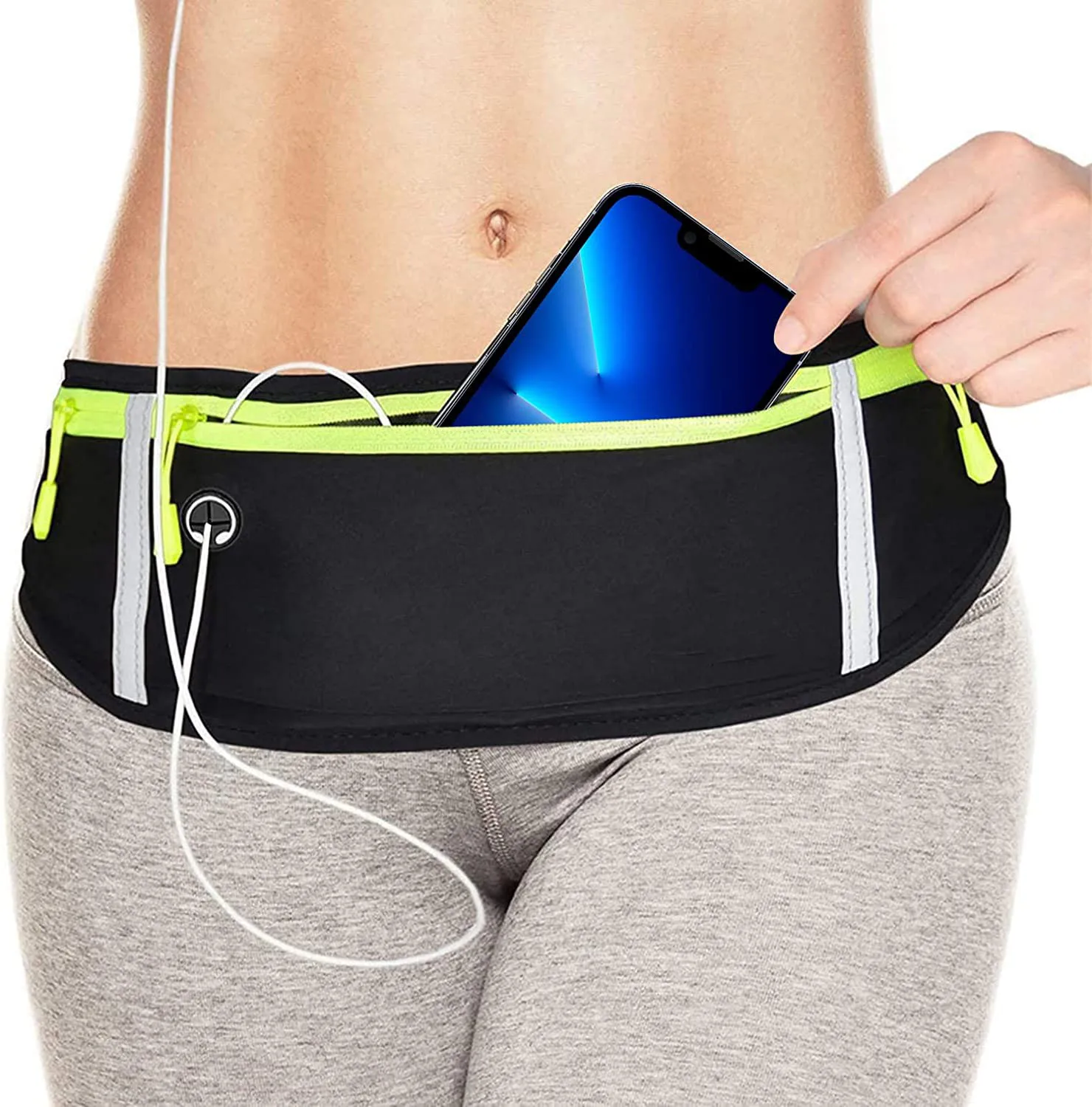Hot Sell East to Handle Buckle Portable Small Adjustable Sports Running Waist Belt Bag for iPhone Ear Phone and Keys