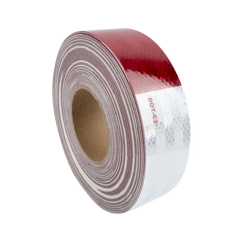 High Quality Dot- C2 Highway Vehicle Car Truck Prismatic Reflective Tape Sticker Self Adhesive Warning Tape
