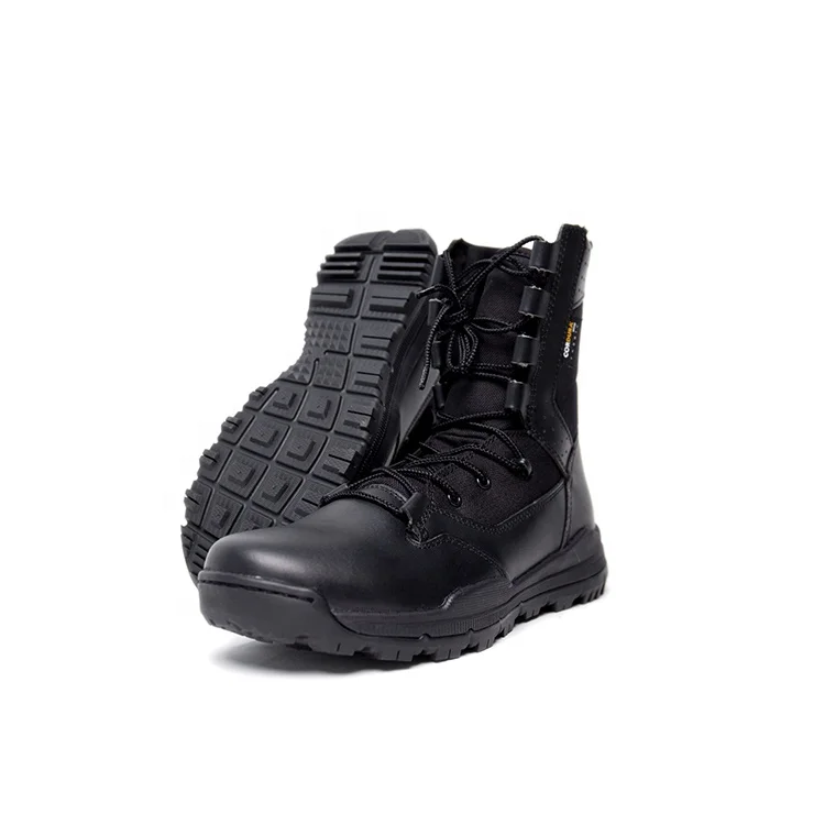 Заводская Продажа Мужские легкие черные 8 дюймовые армейские военные ботинки