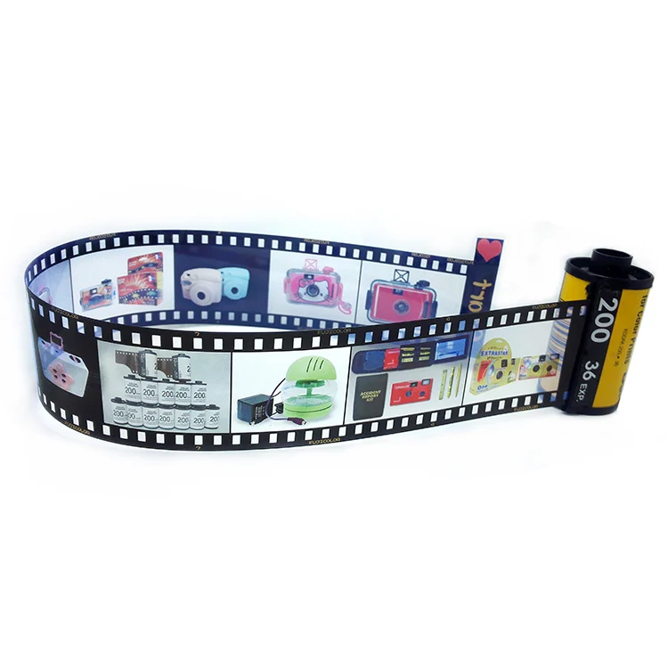 Film cassette production of film and making film albums for specialized customized gifts