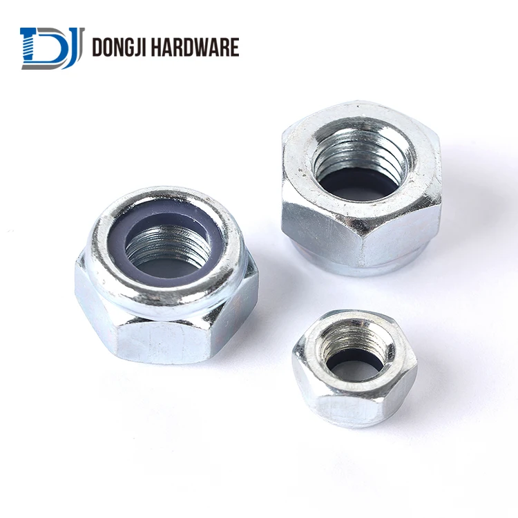 Big Promotion Carbon Steel Din985 M6 M8 M10 M12 M14 M16 Nylon Lock Nut