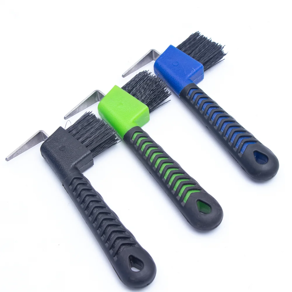 Custom horse hoofpick brush hoof care Colorful Horse hoof pick Equestrian Equipment