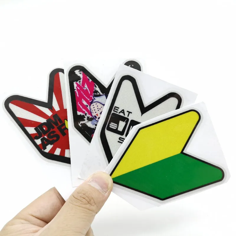 Wholesale Auto Stickers Pvc Anime Reflective Fender Trunk Decal Gift Refit Japan New Driver For Jdm Nissan Lexus Car Accessories