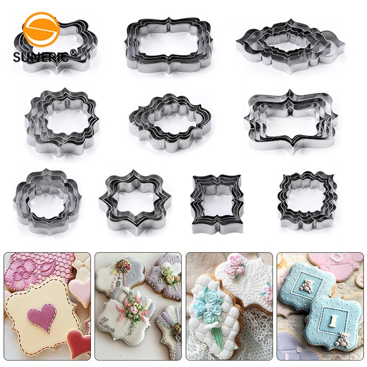 Wedding blessing stainless steel shape cutter for diy cookie biscuit fondant cake