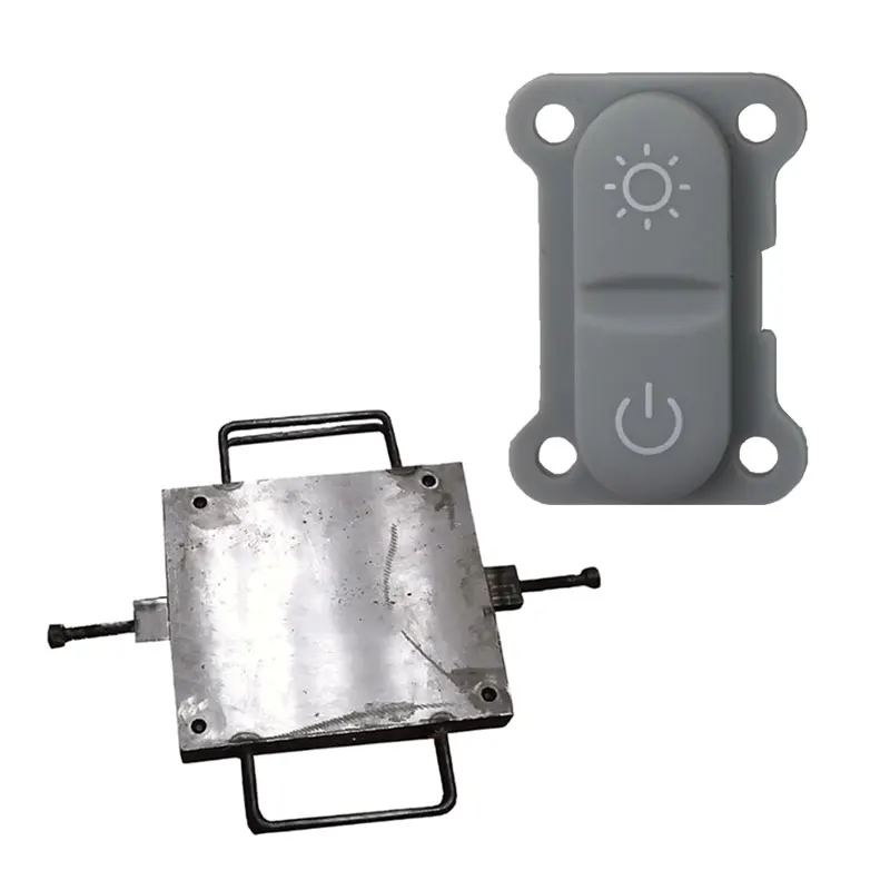 Customized service factory Mini POS machine silicone button produce by hot pressing mold