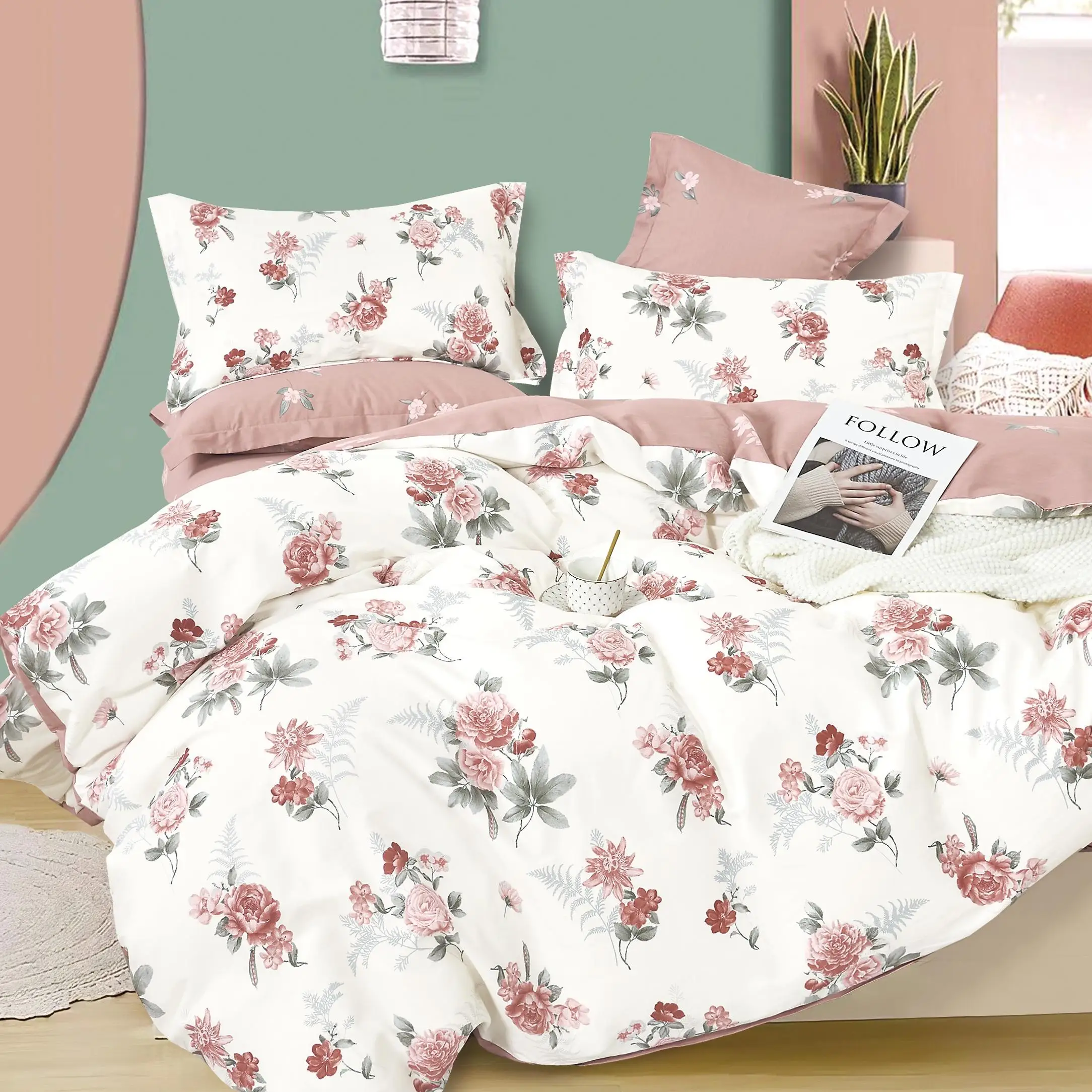 150m MOQ ready stock bale packing 100% printed bed use 100% cotton cloth