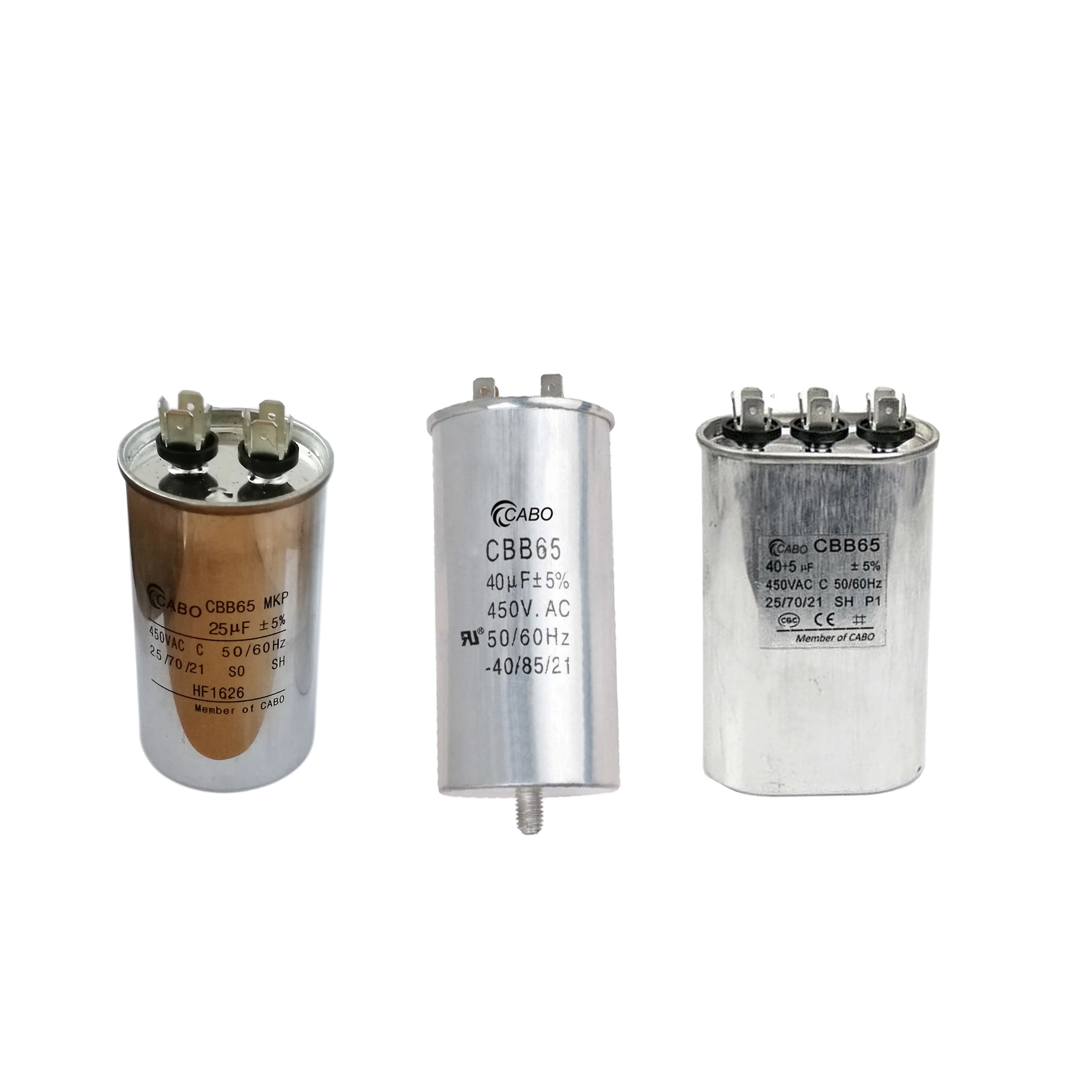 CBB Series - CBB65 ROHS мотор SH кондиционер двухходовой конденсатор funcionamiento 120uf 250v