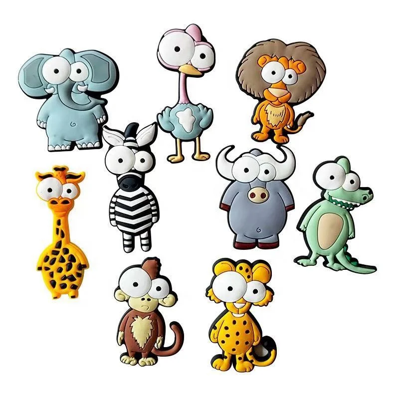 OEM Design Custom logo Animal Shape PVC Cute Promotion Fridge Magnet