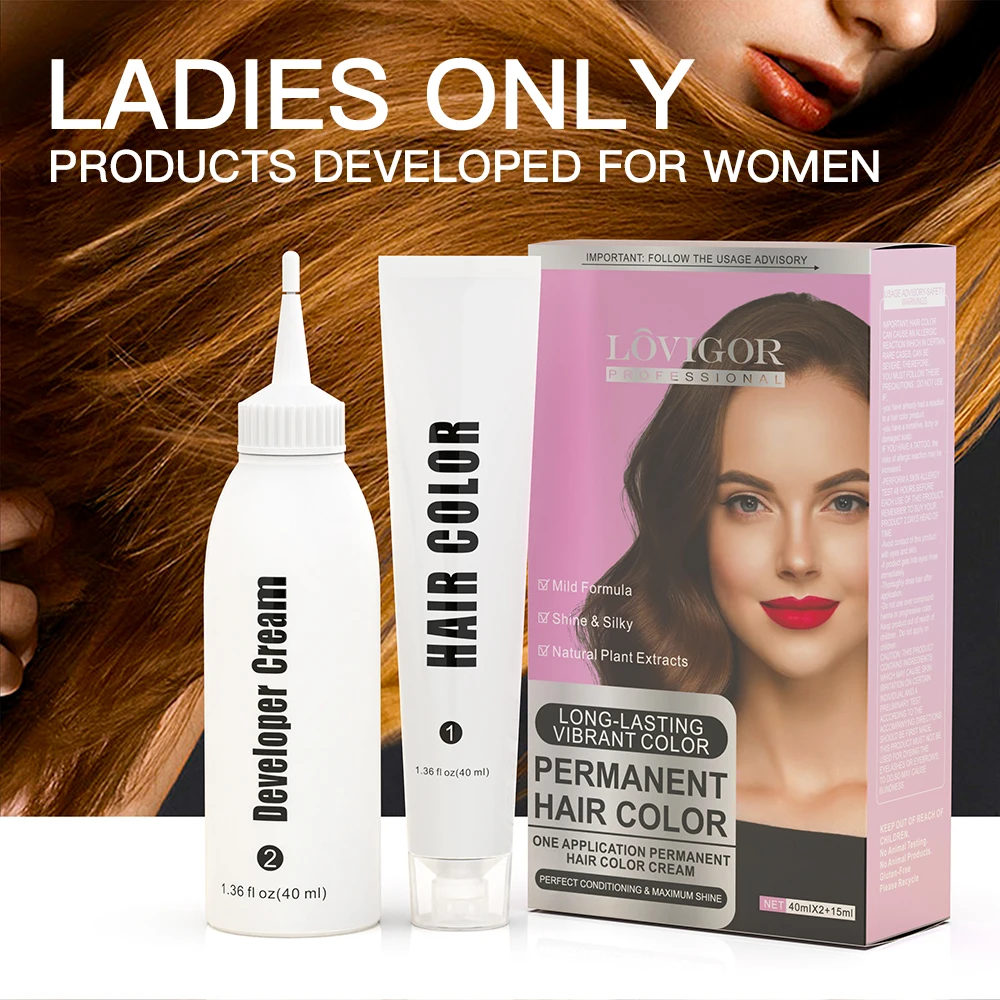 Hair dye cream home use safe hair color