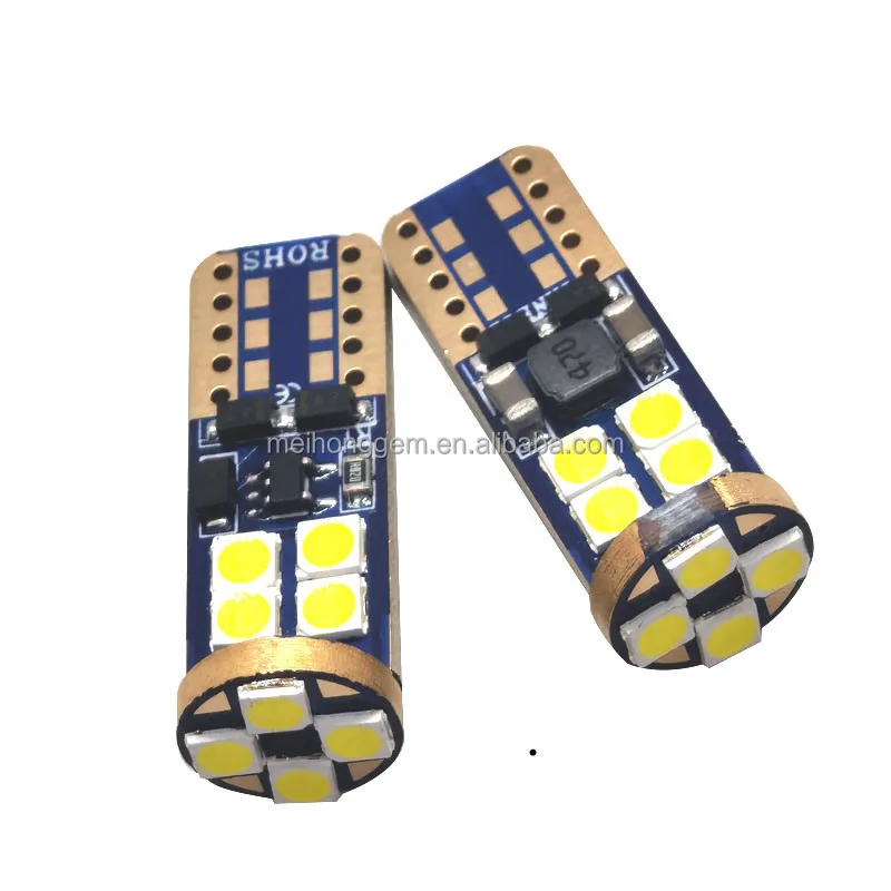 Factory supply Auto Bulbs Lamp T10 3030 12Smd w5w Led Car interior Light led light