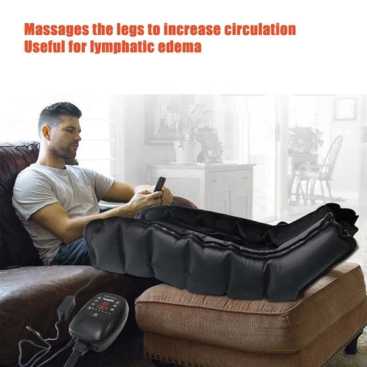 3 in 1 Leg Air Massager Arm Waist Sequential Compression Device for Circulation and Relaxation Foot Calf Massage