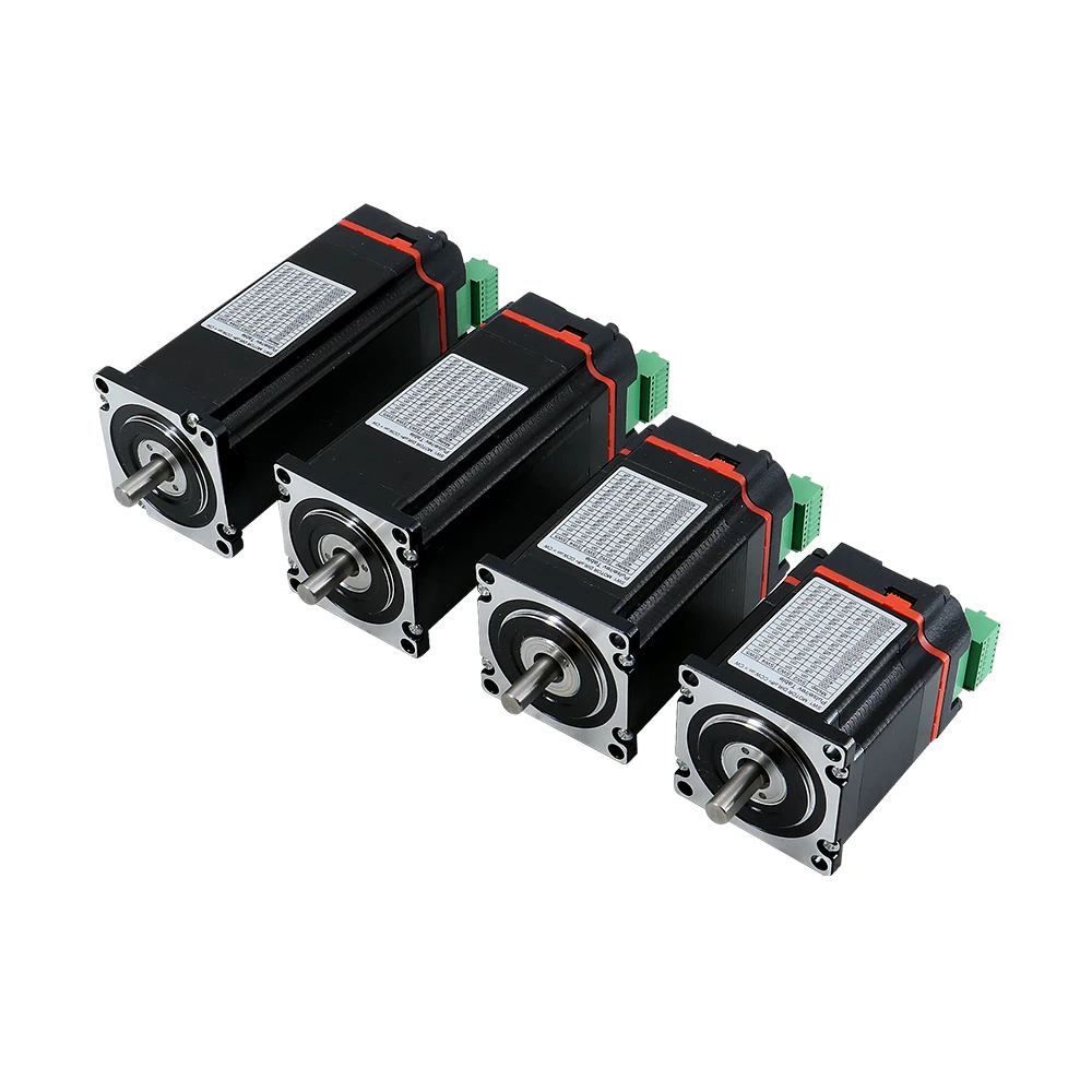 HLTNC Nema23 Closed Loop Stepper motor 1.2n 2n 2.5n 3Nm D 8mm Nema 23 Hybrid Integrated Servo Motor with drive for 3d printer