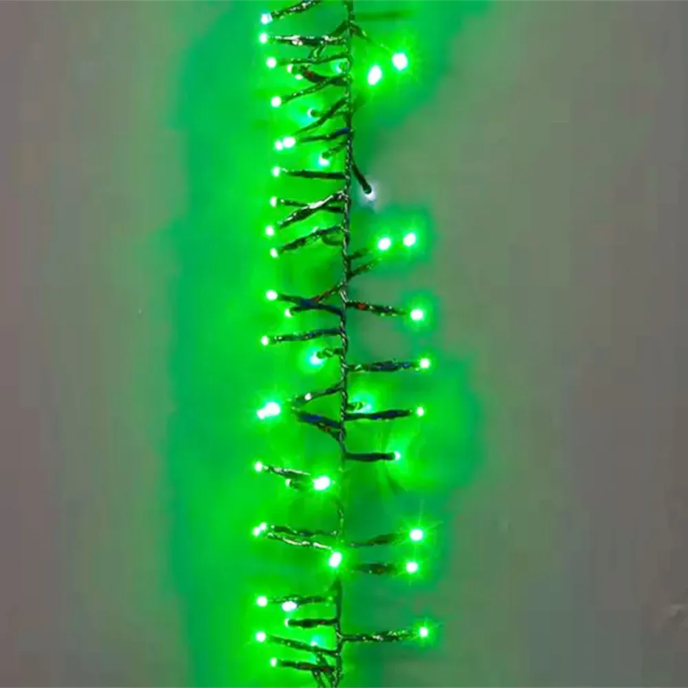 CE ROSH pvc  waterproof IP65 outdoor warm white led Christmas light cluster light