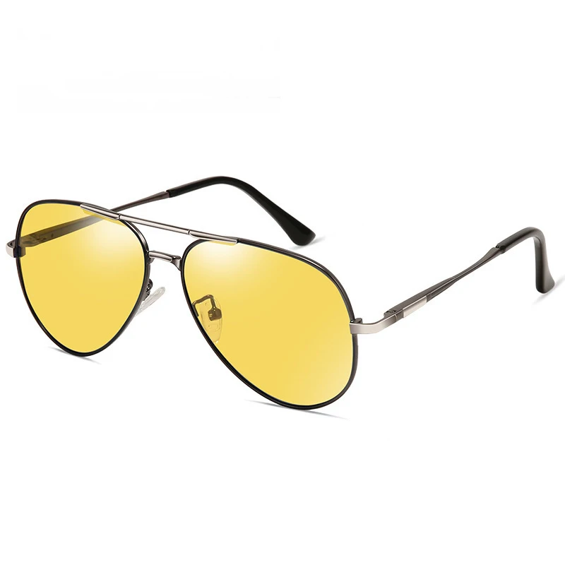 DOISYER  Luxury Fashion Day And Night Polarized Photochromic Night Vision Glasses Metal High Definition View Driving Sunglasses