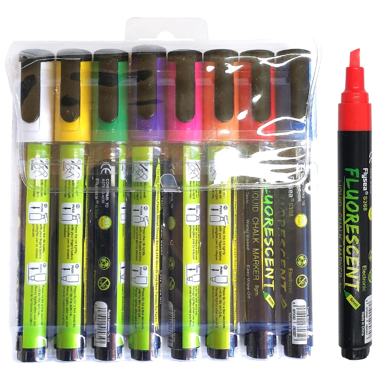 Pastel Highlighter Fluorescent Marker Pen Text Office