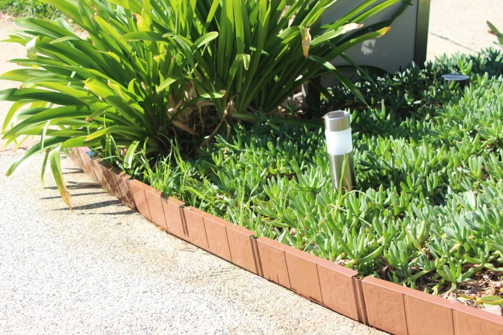 10cm height 3M length easy assemble durable module metal steel garden edging border landscaping