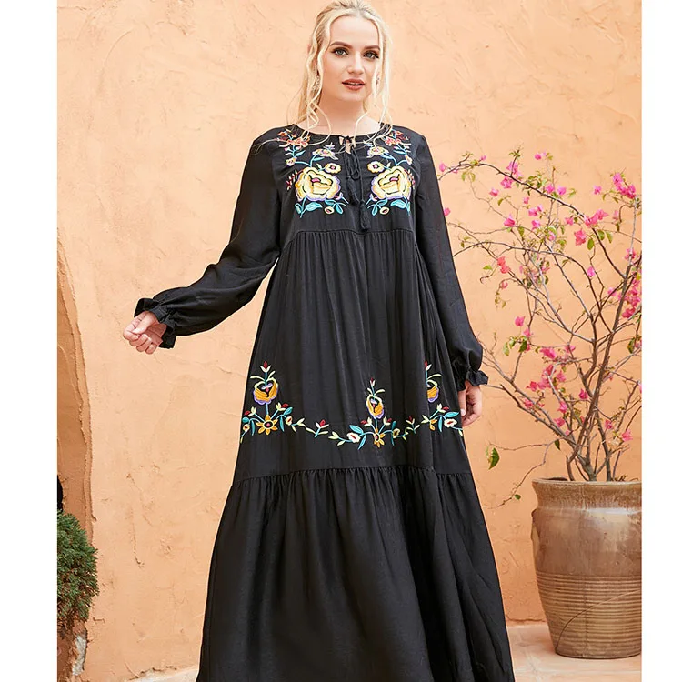 
Dubai Abaya Jalabiya Hooded Maxi Dress Long Sleeve Islam Muslim Women Moroccan Kaftan ArabTurkey Robe Champagne White Green 