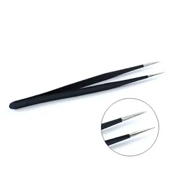 Factory Wholesales Custom Stainless Volume Brow Lash Tweezer Extension Eyebrow Eyelash Tweezer