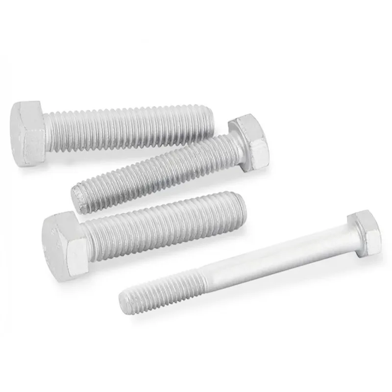 Factory Hot Sale High Quality Dacromet Hex Head Bolts DIN933 Carbon Steel Grade 10.8 M6 M8 M10 x 40mm 10mm M22 Hex Bolt