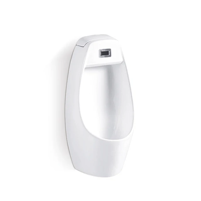 WC Bathroom Sensor Wall Hung Mounted Automatic Ceramic Urinal for Male Urinals Sanitary Ware