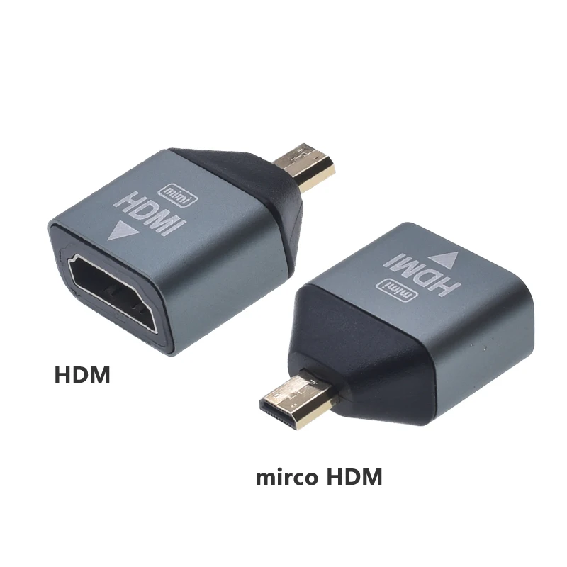 Mini DisplayPort to HDM Adapter,Mini Mirco HDM to Video Converter Adapter 4k@60Hz HD Adapter For Laptop Computer Projector