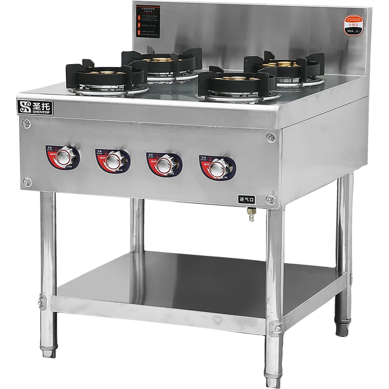 commercial restaurant cooker countertop 6 burner gas stove 4 burners kitchen equipment stand gas Cooktops gas Ranges