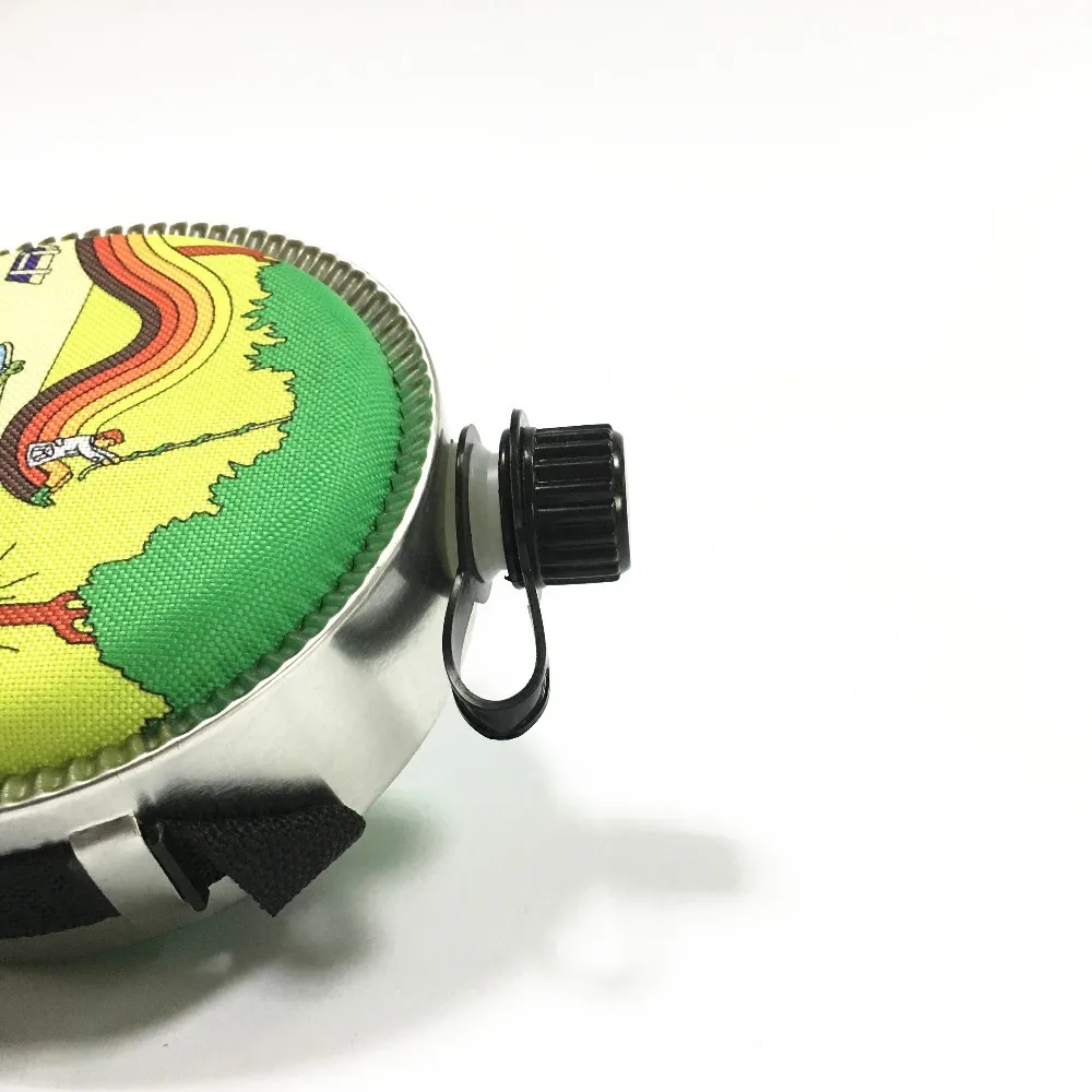 Cheap 700ml custom logo outdoor plastic round water bottle cantten for kid