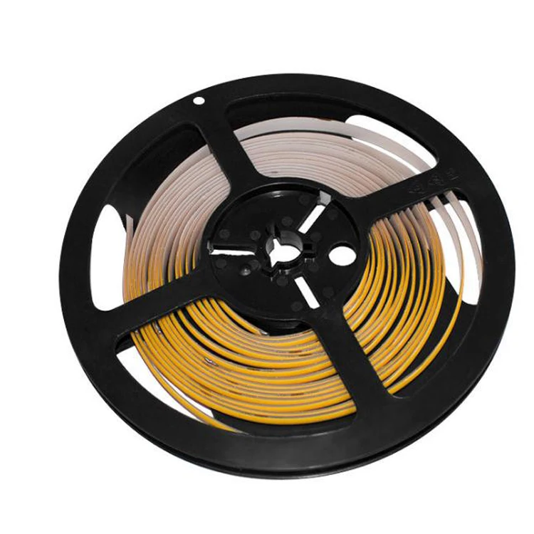 Spot free dot free high lumen 10mm PCB width 2 OZ copper layer 528 LED 14W white color FOB COB LED strip  LED ribbon