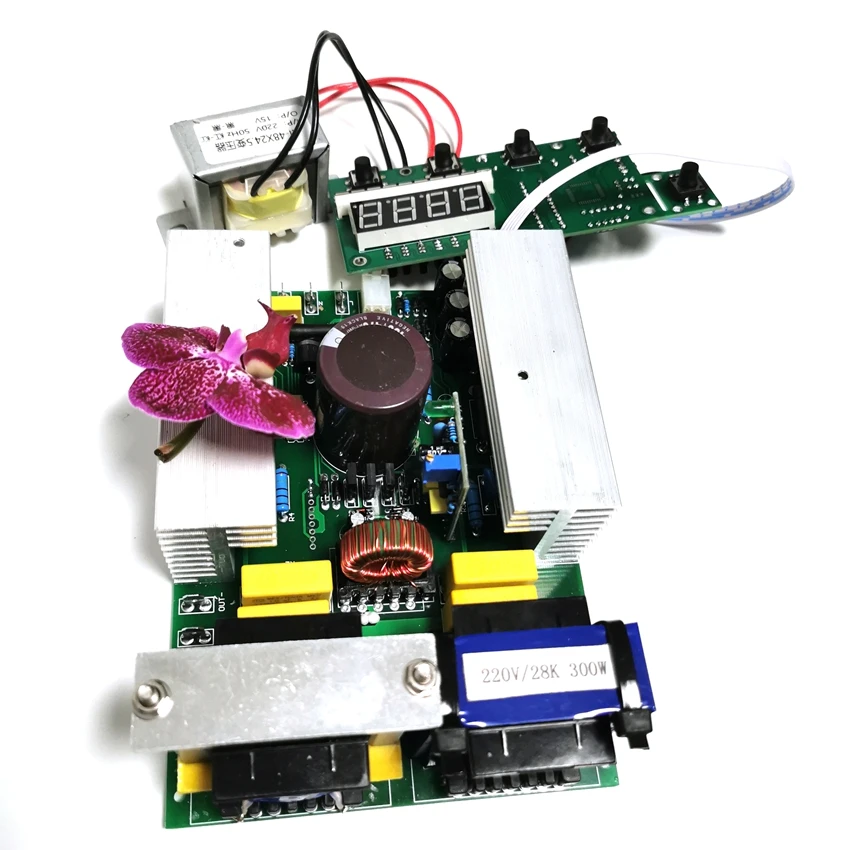 300w 40khz Piezoelectric Ultrasonic Cavitation Generator PCB Board