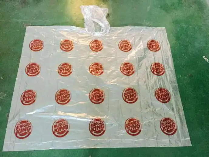 pass reach factory overall printed disposable pink raincoat rain poncho