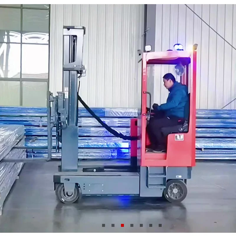 1.5-3.5 Tons narrow aisle truck electric stacker forklift truck 3 way electric pallet stacker