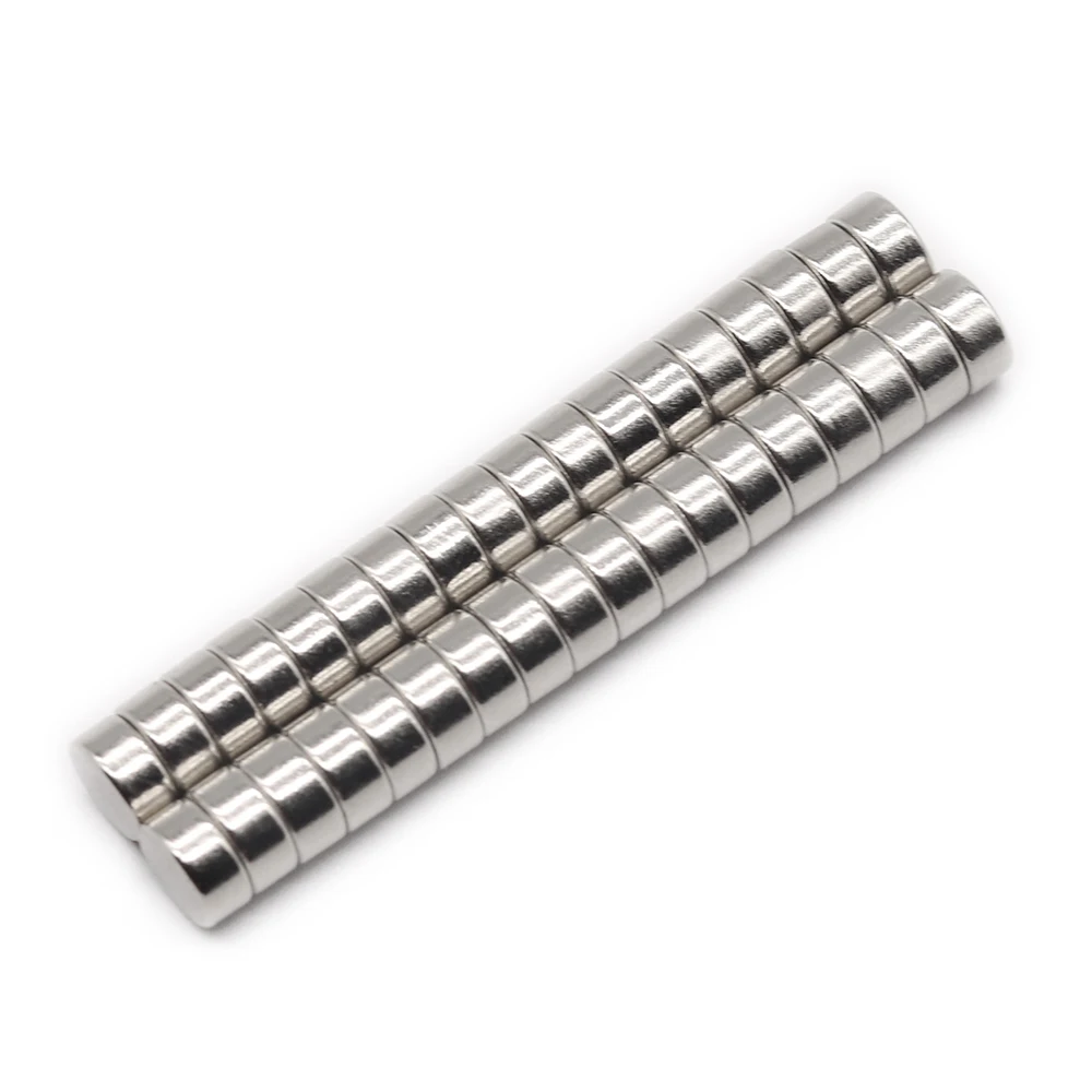 Mini 6x3 Mm Thin Disc Magnet N52 Neodymium Rare Earth Ndfeb Magnet Round Disc Block Neodymium Magnet