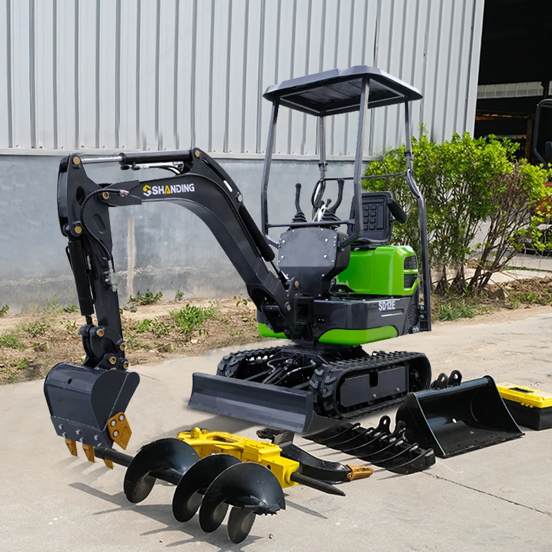 Real Price Free Shipping 2 3ton Small excavator 1t 2t small digger Farm Kubota Engine Mini Crawler Excavator
