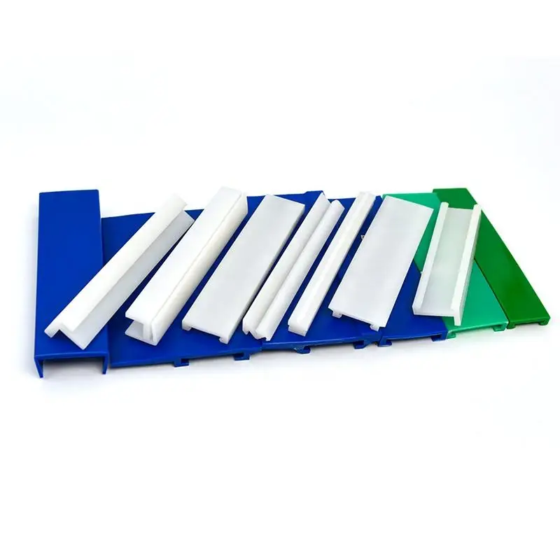 Ultra-high molecular wear-resistant strip chain plate PE pad friction strip plane rectangular K type L type