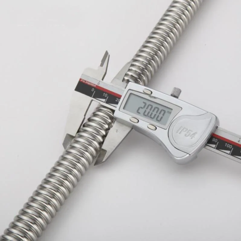 6 inch corrugated pipe with joint high temperature resistant cold and heat natural gas high pressure hot water industry