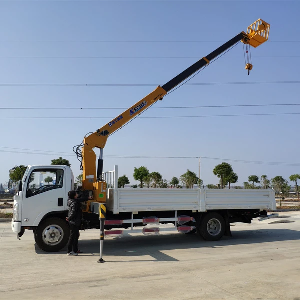 6.3 tons 8 tons crane manipulator with bucket