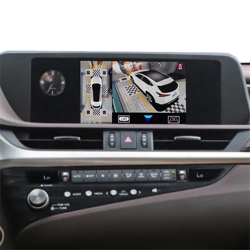 3d 360 Surrounding Bird View Security System For Cars Support 4 Way Cameras Recording For Parking Driving Blind Spot