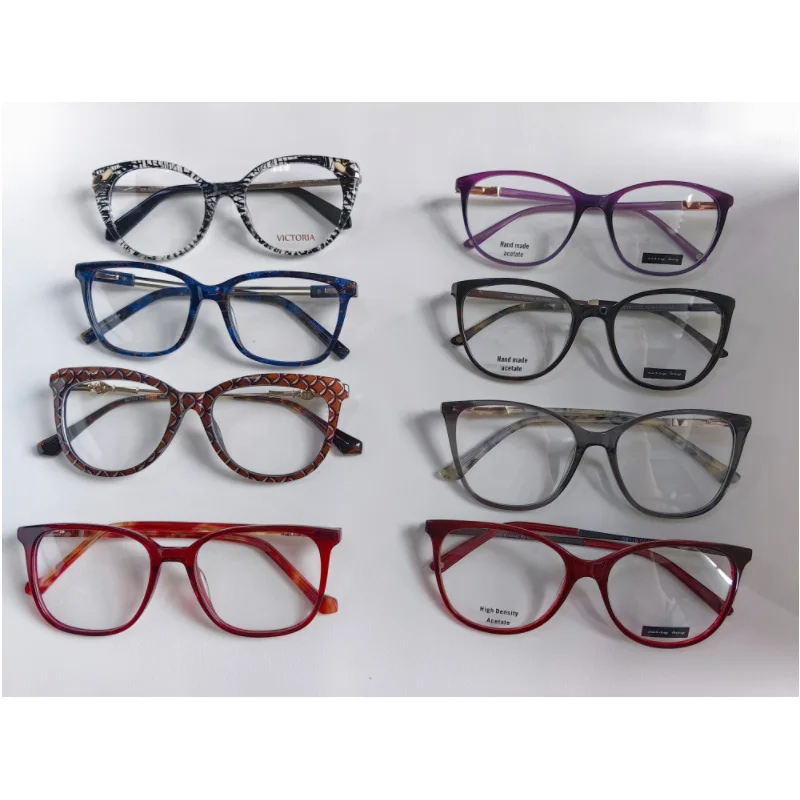 Stock  Acetate with metal Optical Frames  cheap glasses Acetate with metal eyewear optical eyeglasses frames