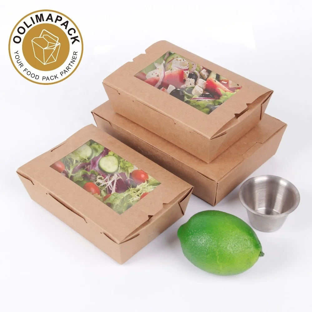 Caja Biodegradable Fast Food Packaging Box Disposable Takeaway box