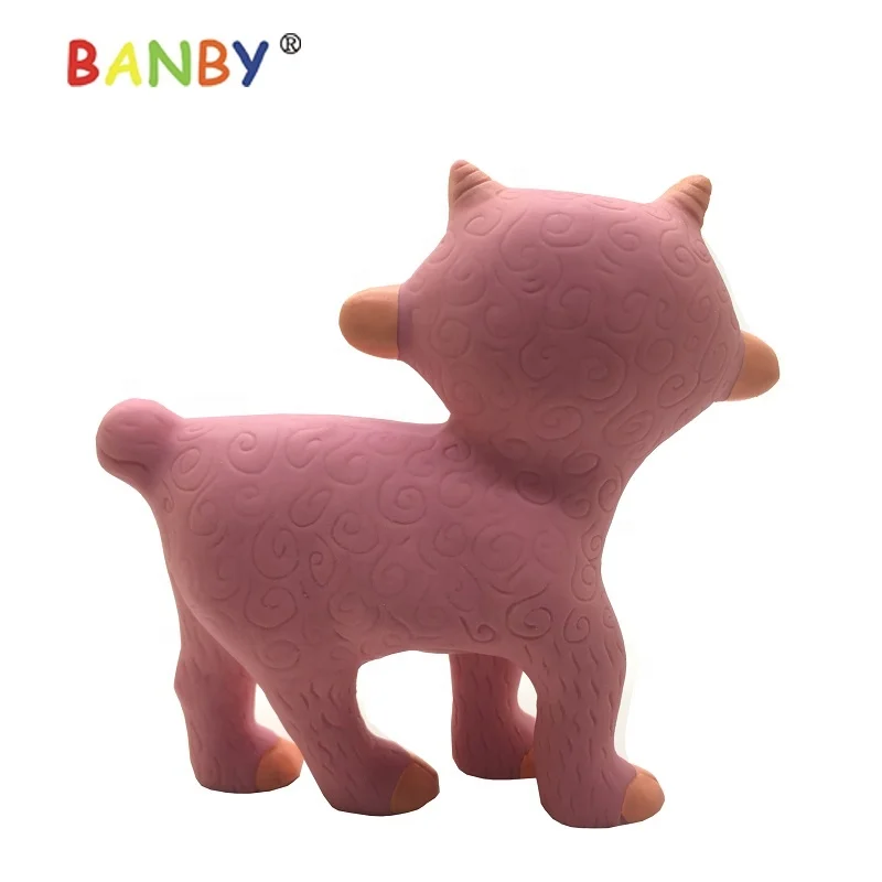 Teething Pain Relief BPA Free Rubber Toy 6-12 Months 1 Year Old