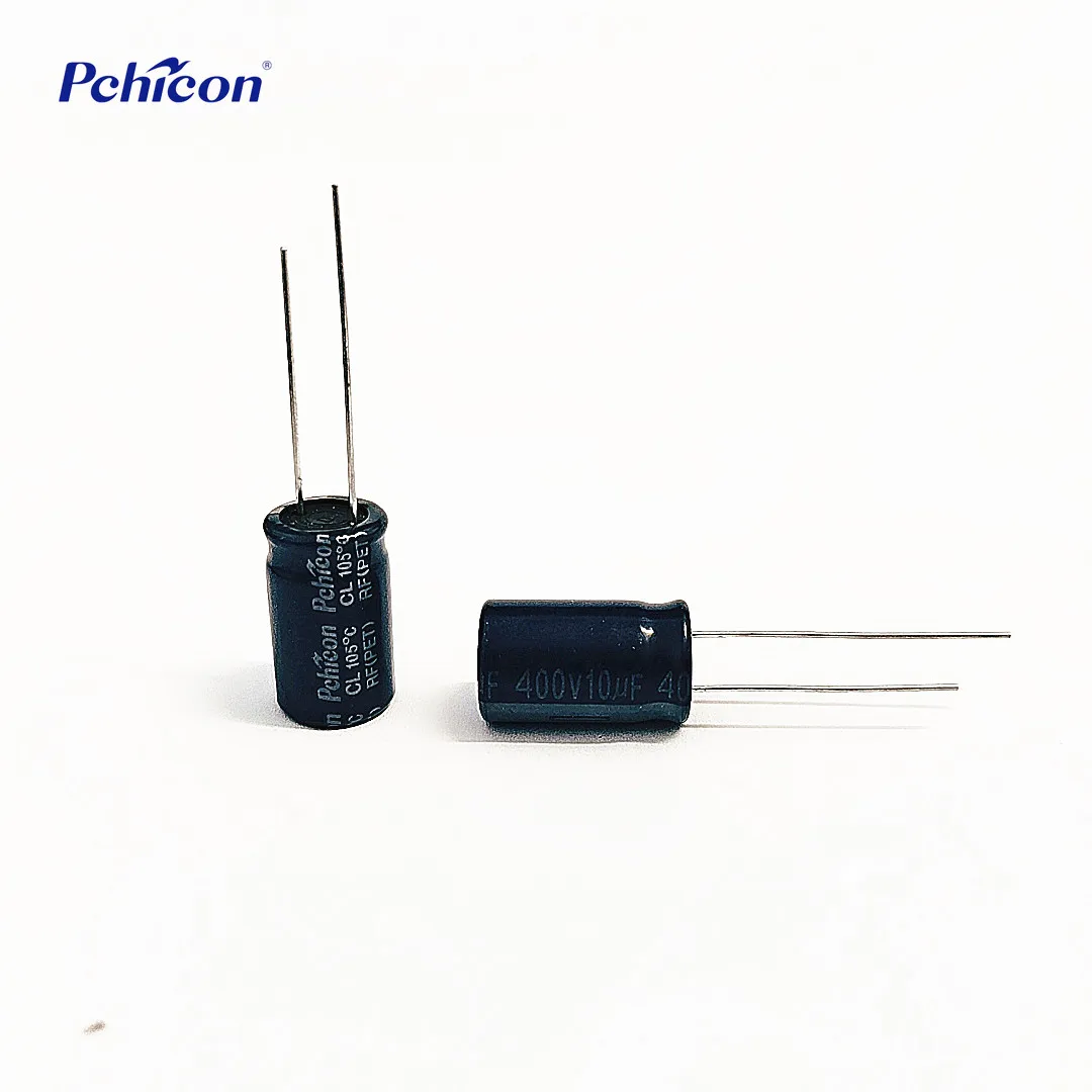 Высоковольтный конденсатор Pchicon 400V10uF 10*15 CL 105C 10KHRS, хорошая цена на электролитический конденсатор